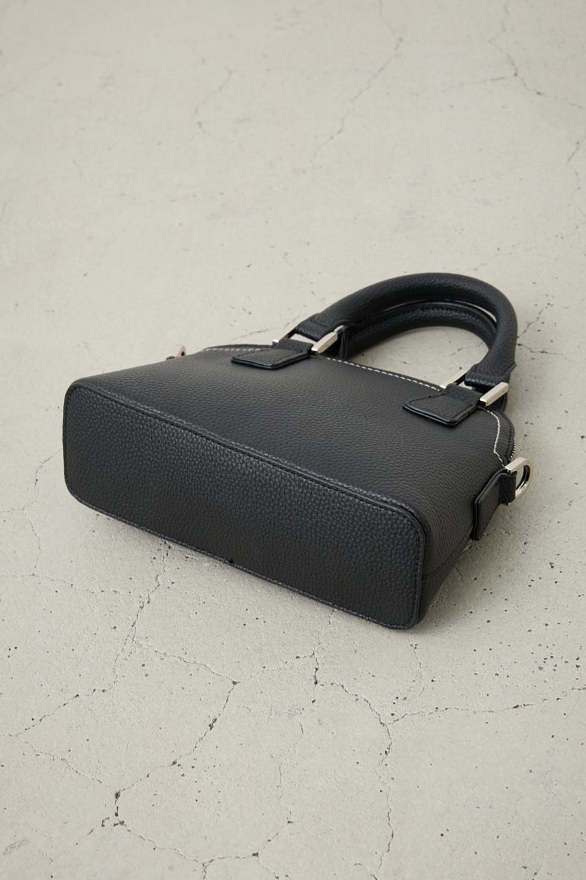 ダブルジッパーミニバッグ BLK FREE