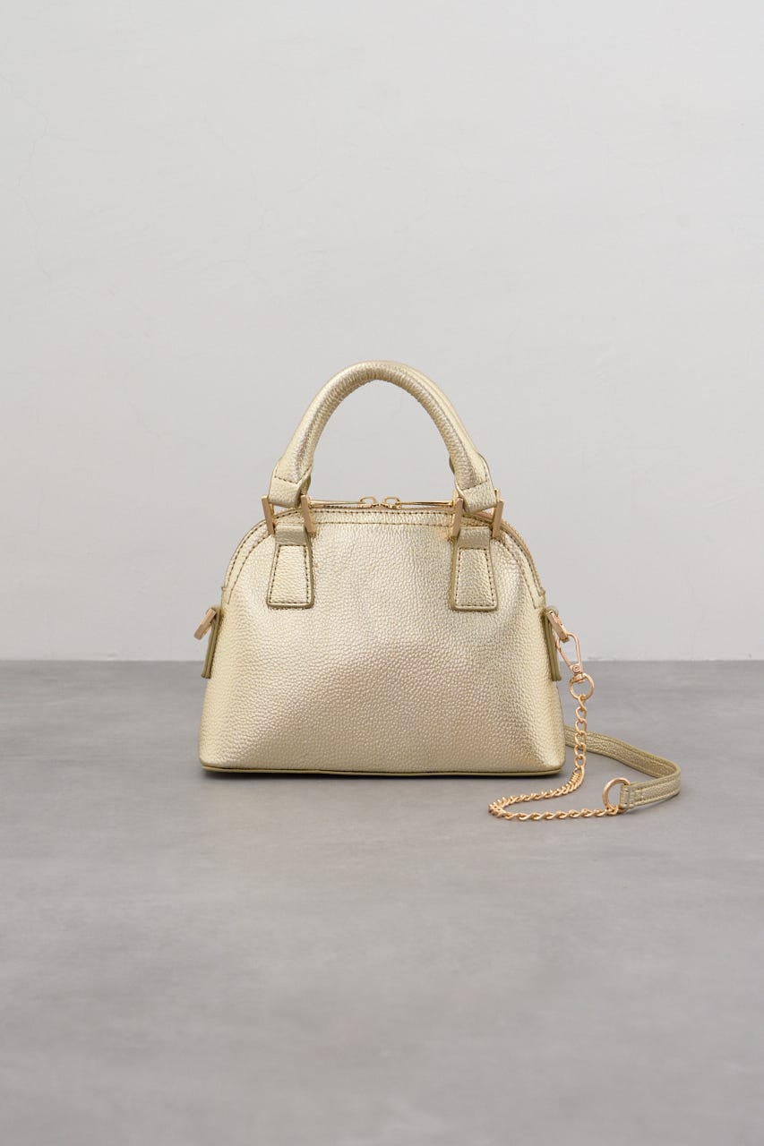 ダブルジッパーミニバッグ GLD FREE