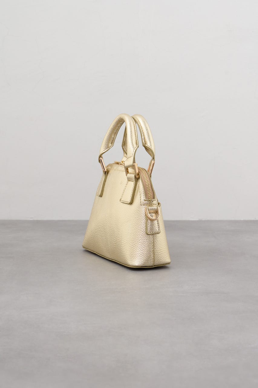 ダブルジッパーミニバッグ GLD FREE