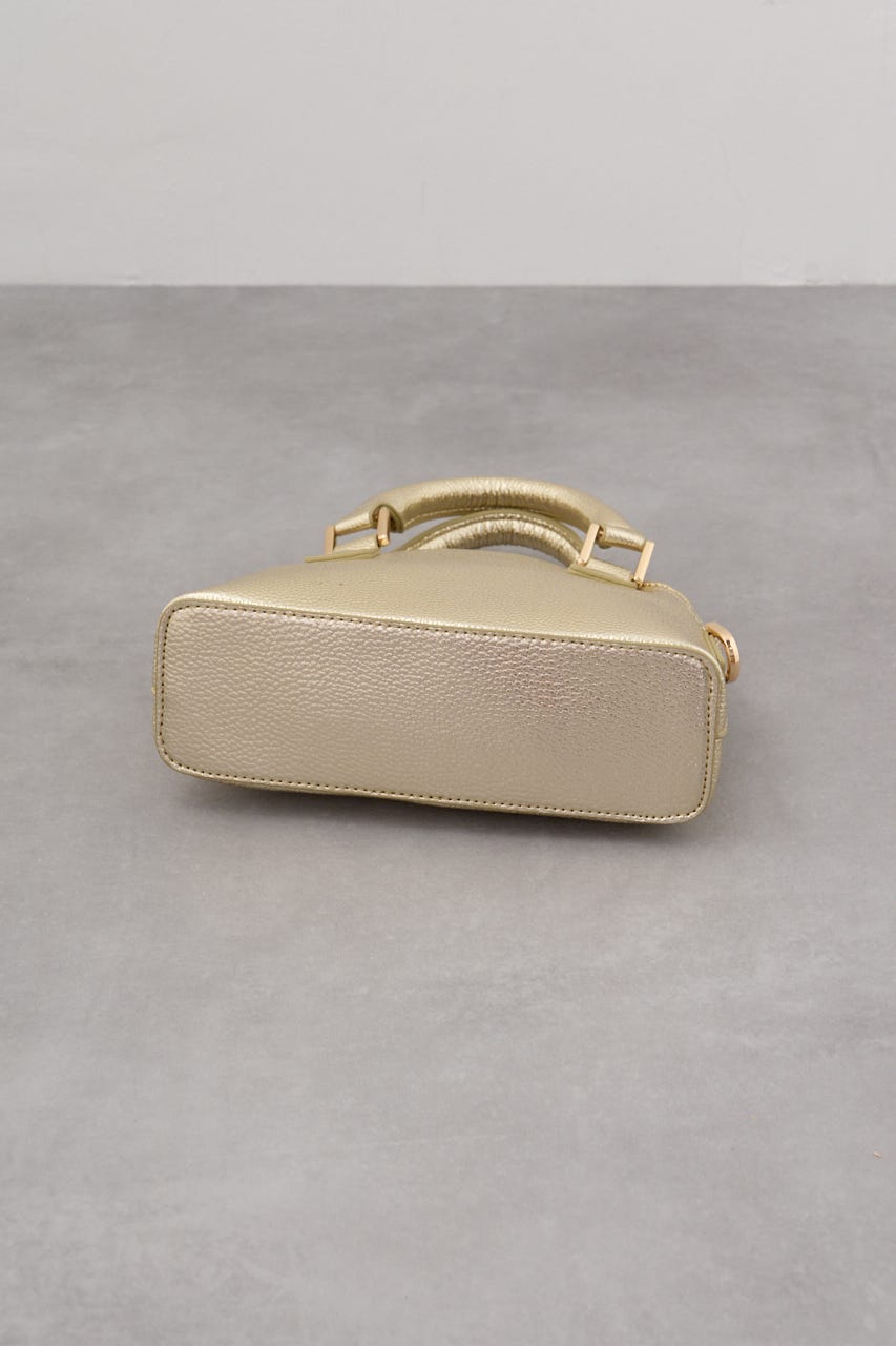 ダブルジッパーミニバッグ GLD FREE
