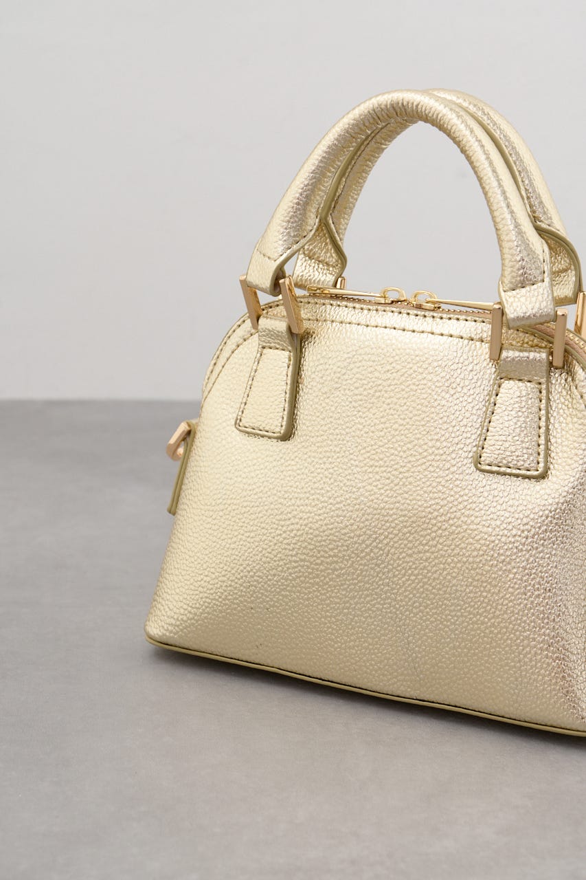 ダブルジッパーミニバッグ GLD FREE