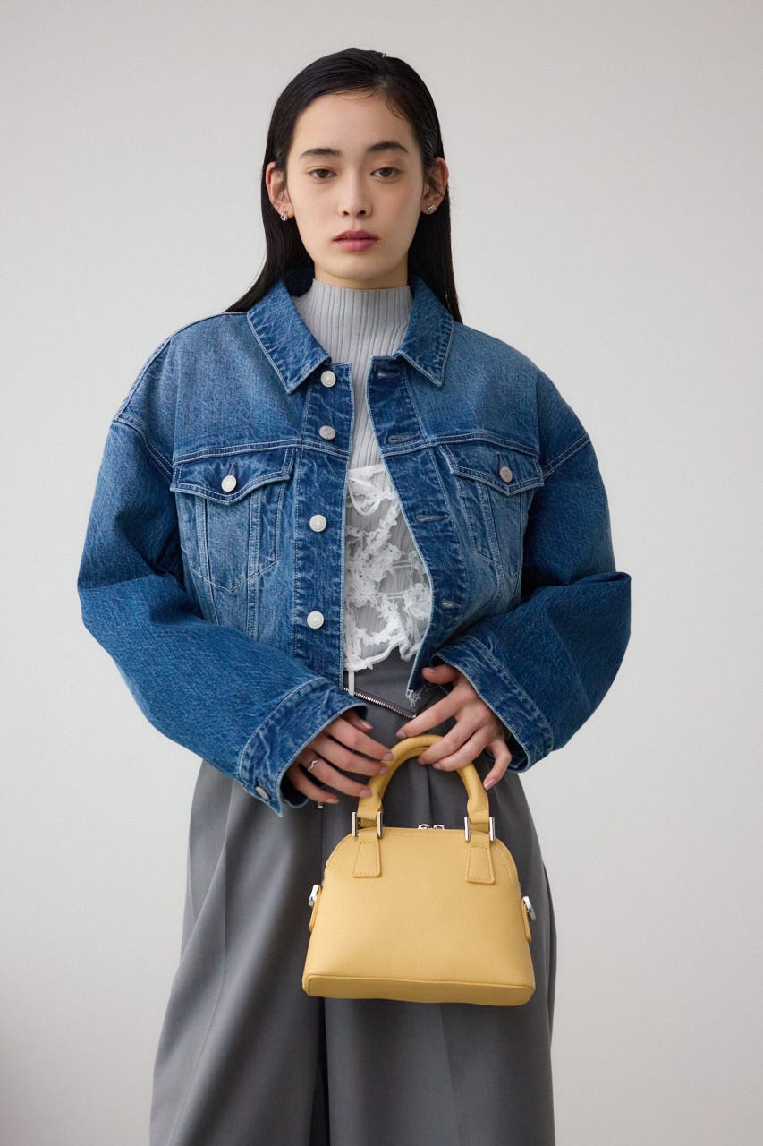 ダブルジッパーミニバッグ L/YEL FREE