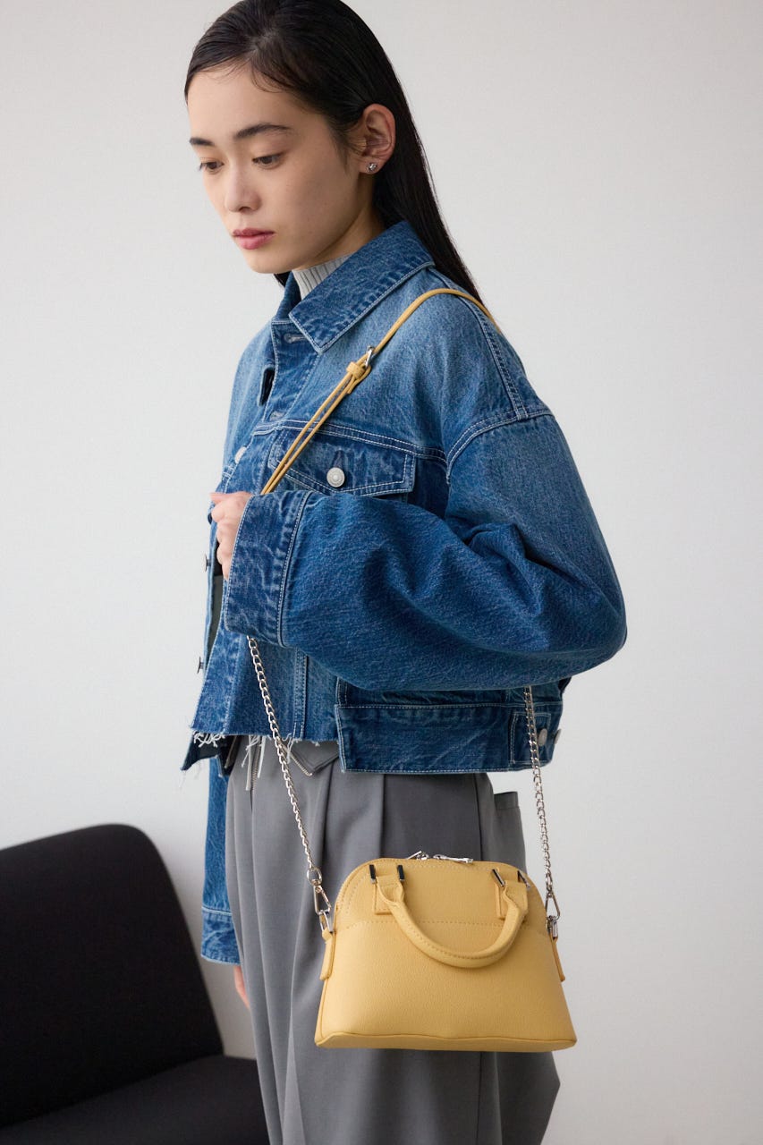 ダブルジッパーミニバッグ L/YEL FREE