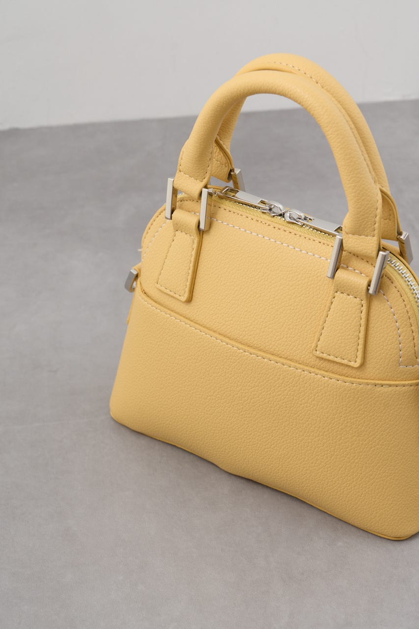 ダブルジッパーミニバッグ L/YEL FREE