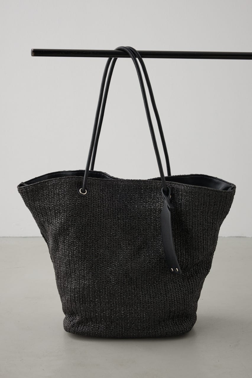 チャームセットメッシュトートバッグ BLK FREE