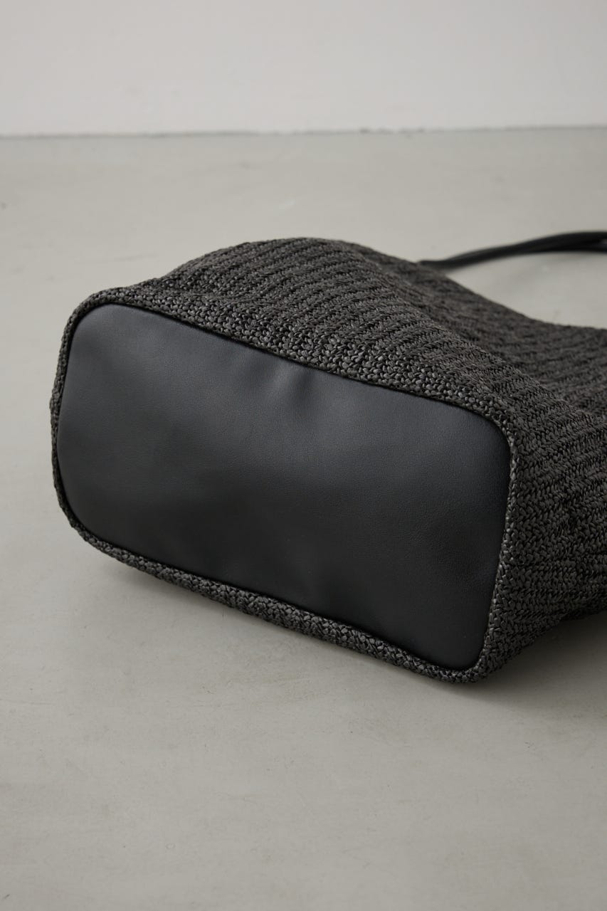 チャームセットメッシュトートバッグ BLK FREE