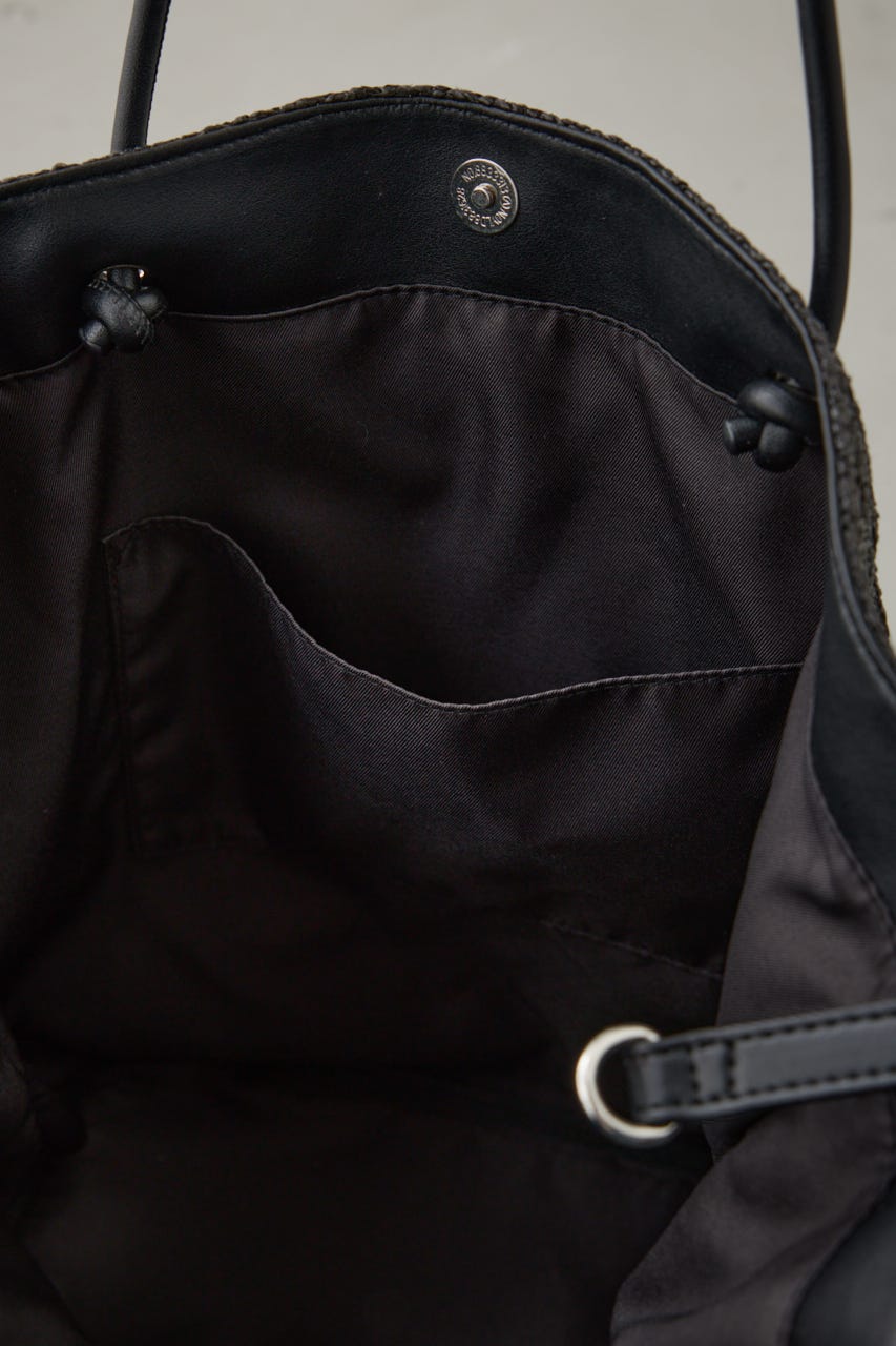 チャームセットメッシュトートバッグ BLK FREE
