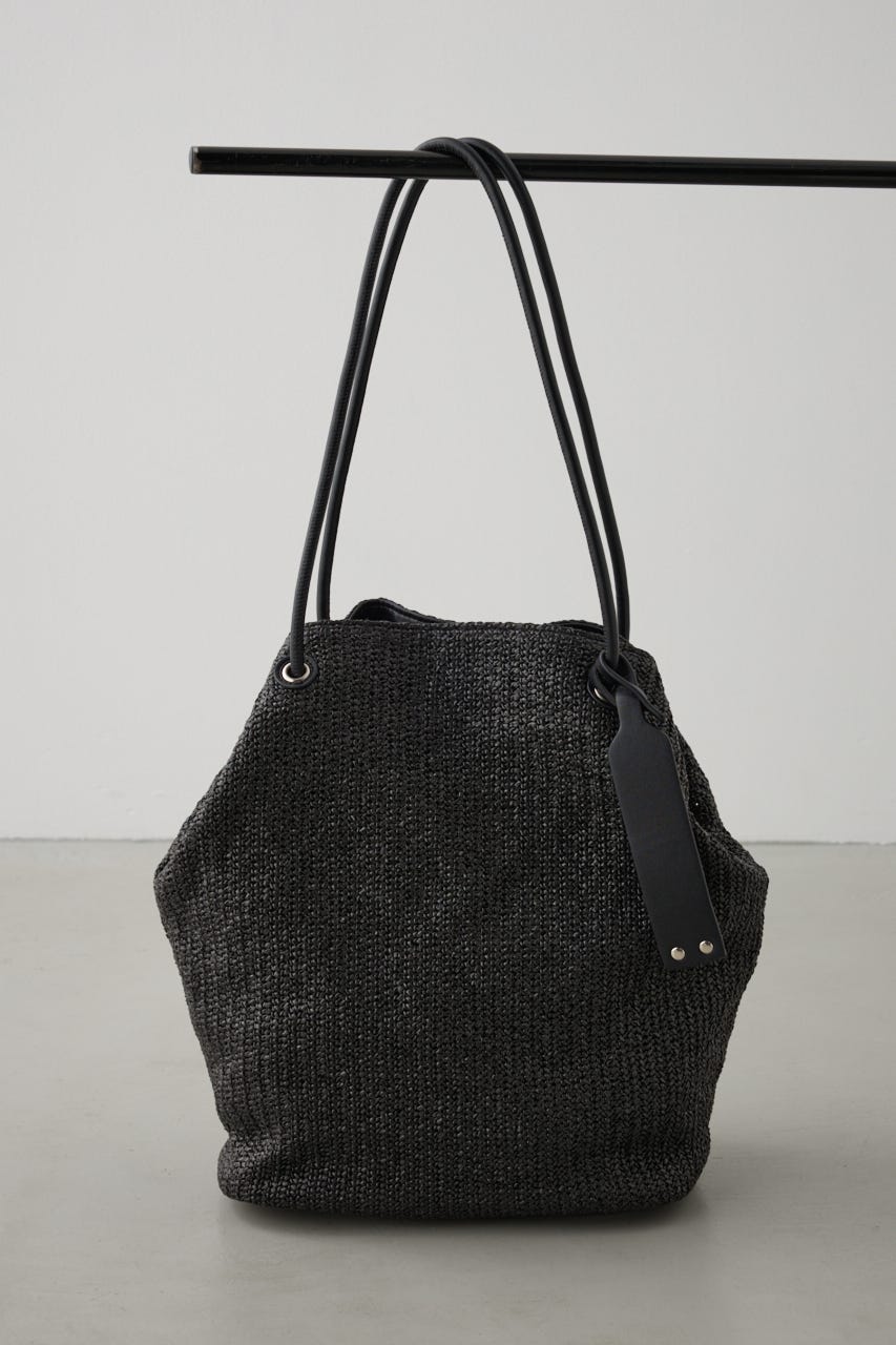 チャームセットメッシュトートバッグ BLK FREE