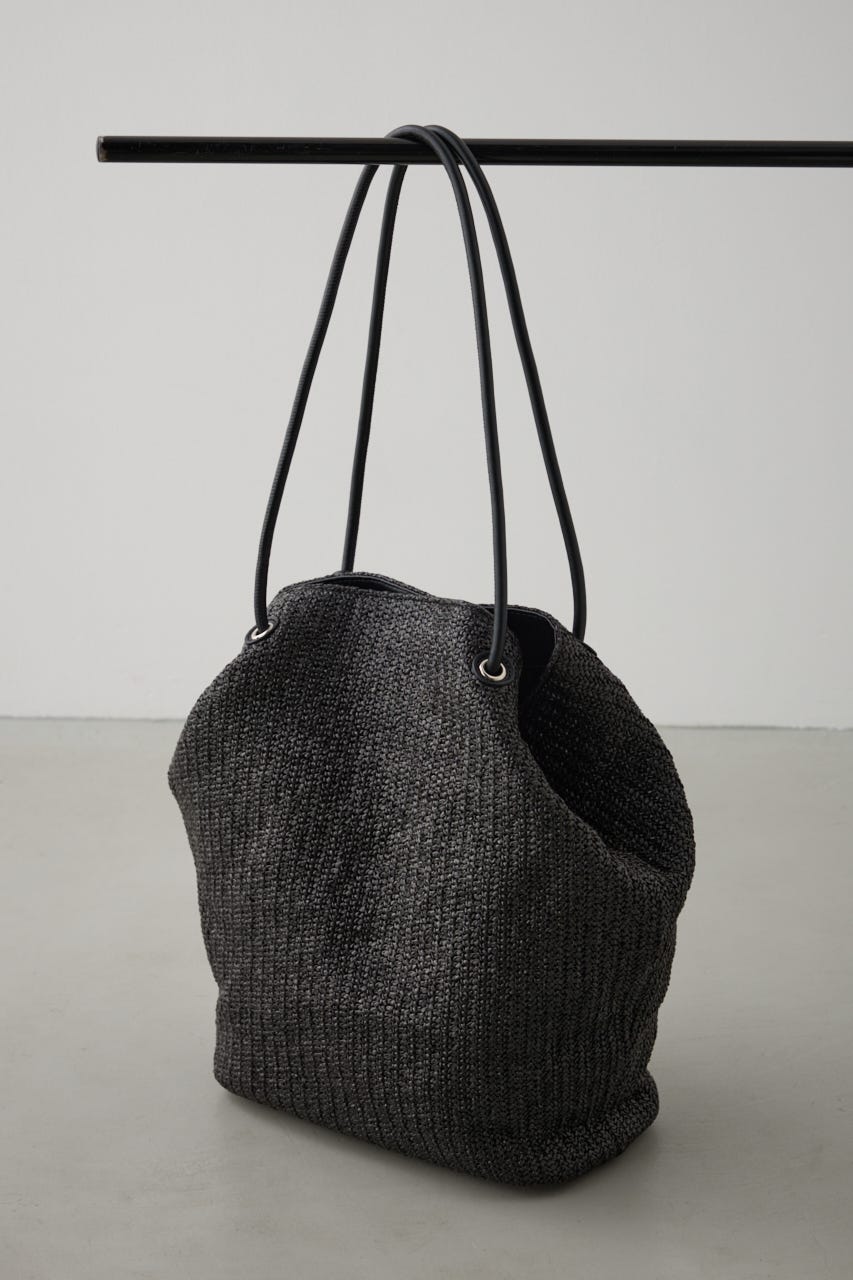 チャームセットメッシュトートバッグ BLK FREE