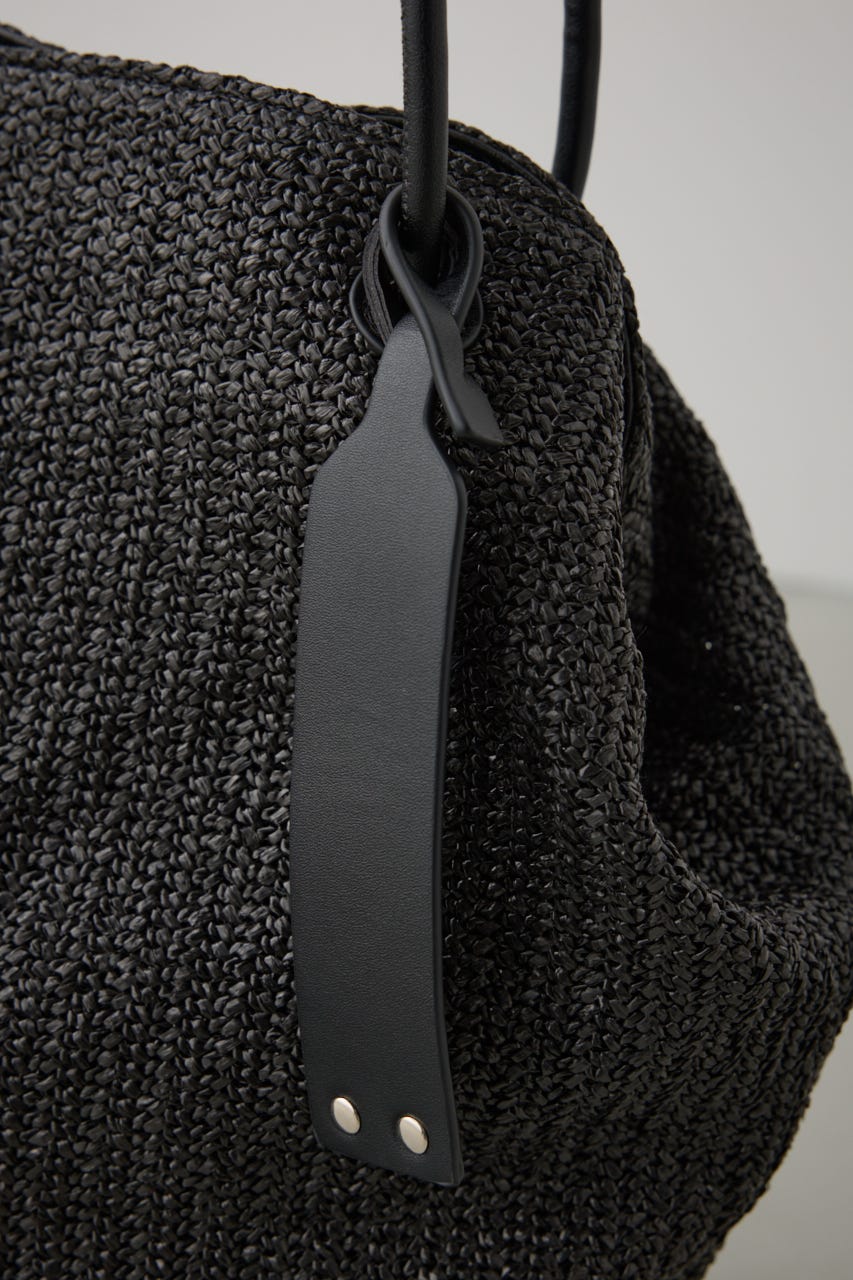 チャームセットメッシュトートバッグ BLK FREE