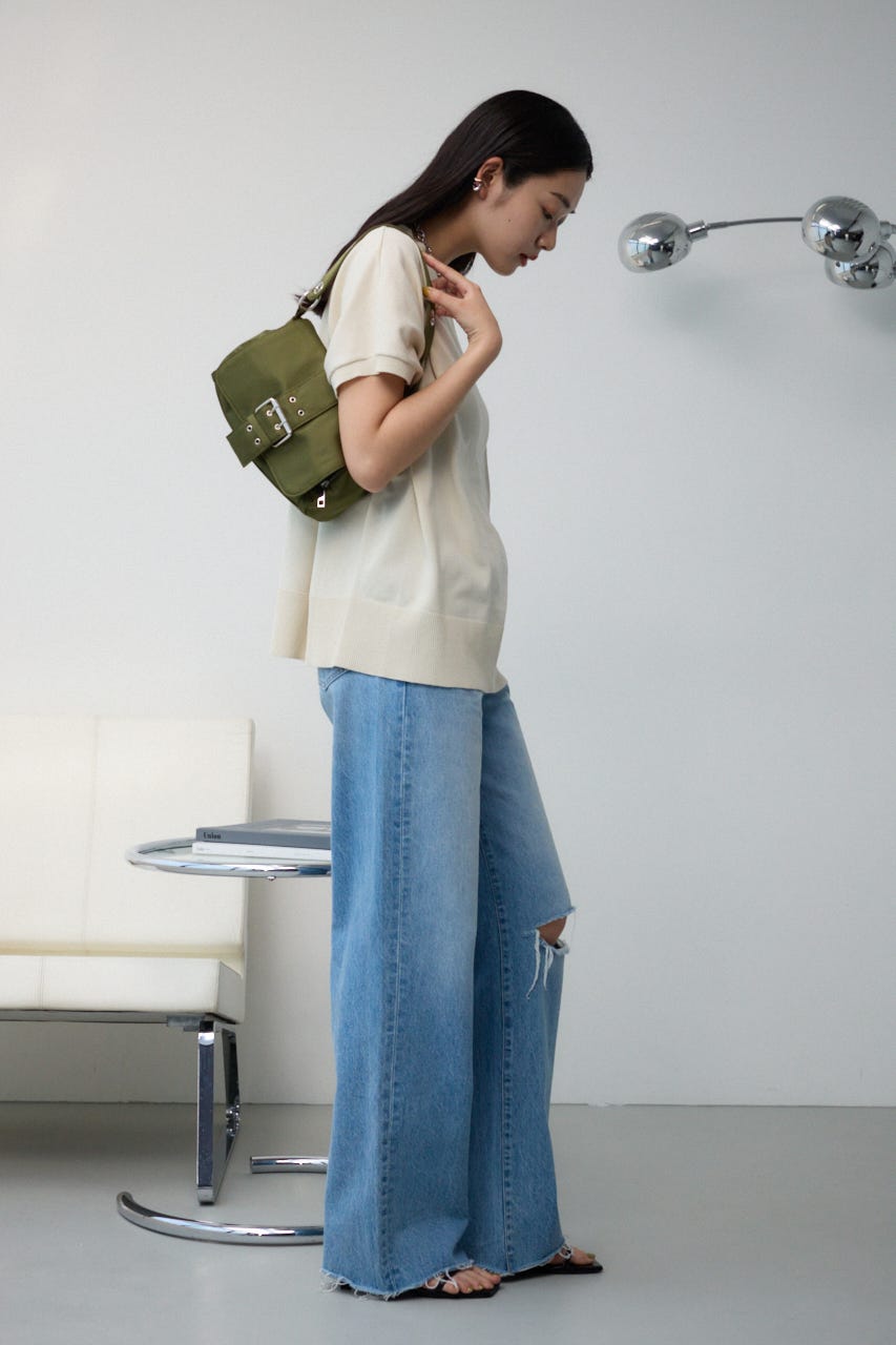 バックルベルト2WAYバッグ KHA FREE