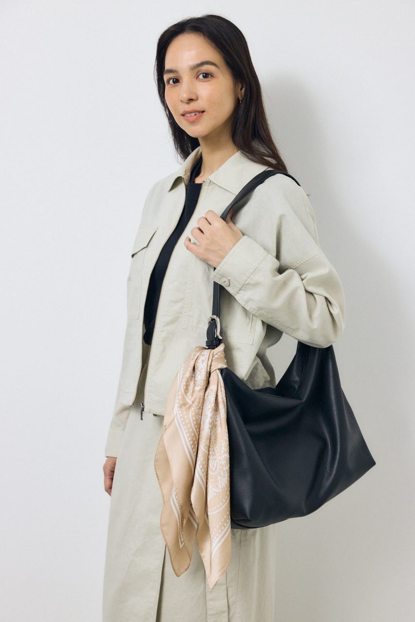 ペイズリー柄スカーフ L/BEG FREE