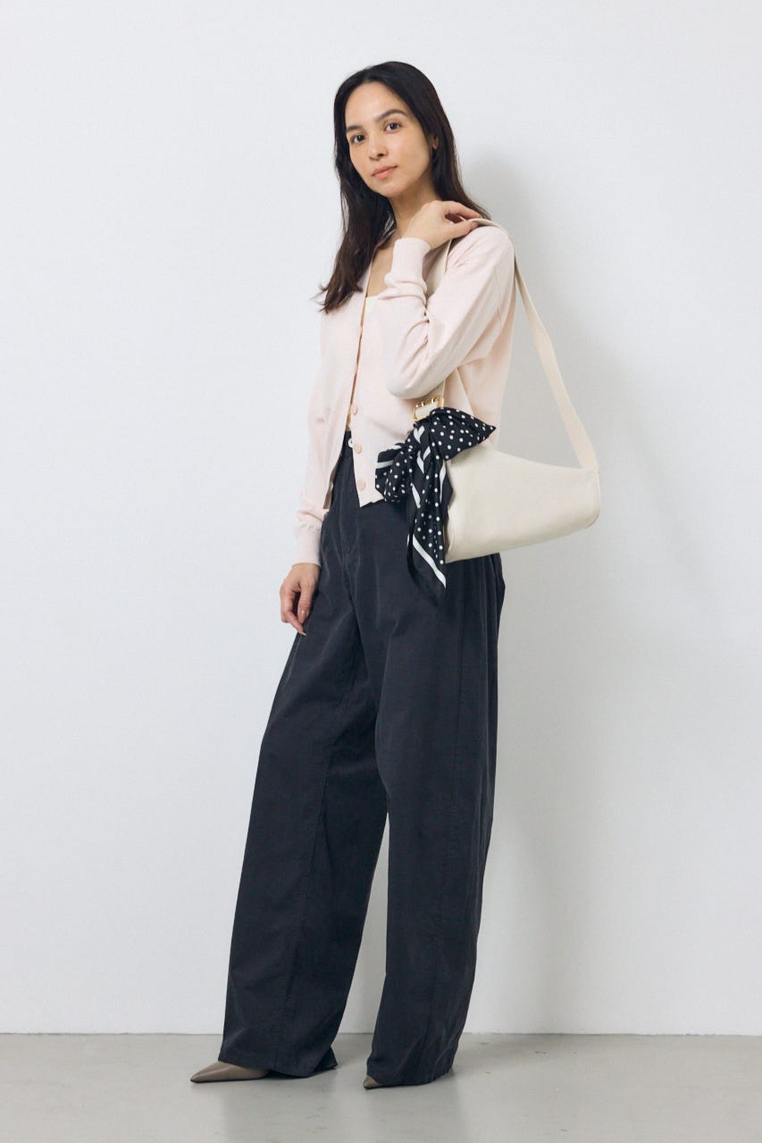 ドット柄スカーフ BLK FREE