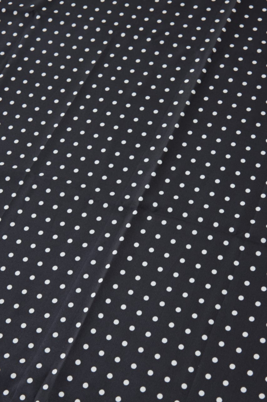 ドット柄スカーフ BLK FREE