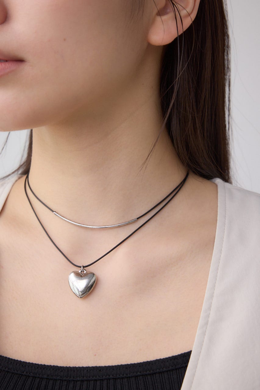 プランプハートウエスタンネックレス SLV FREE