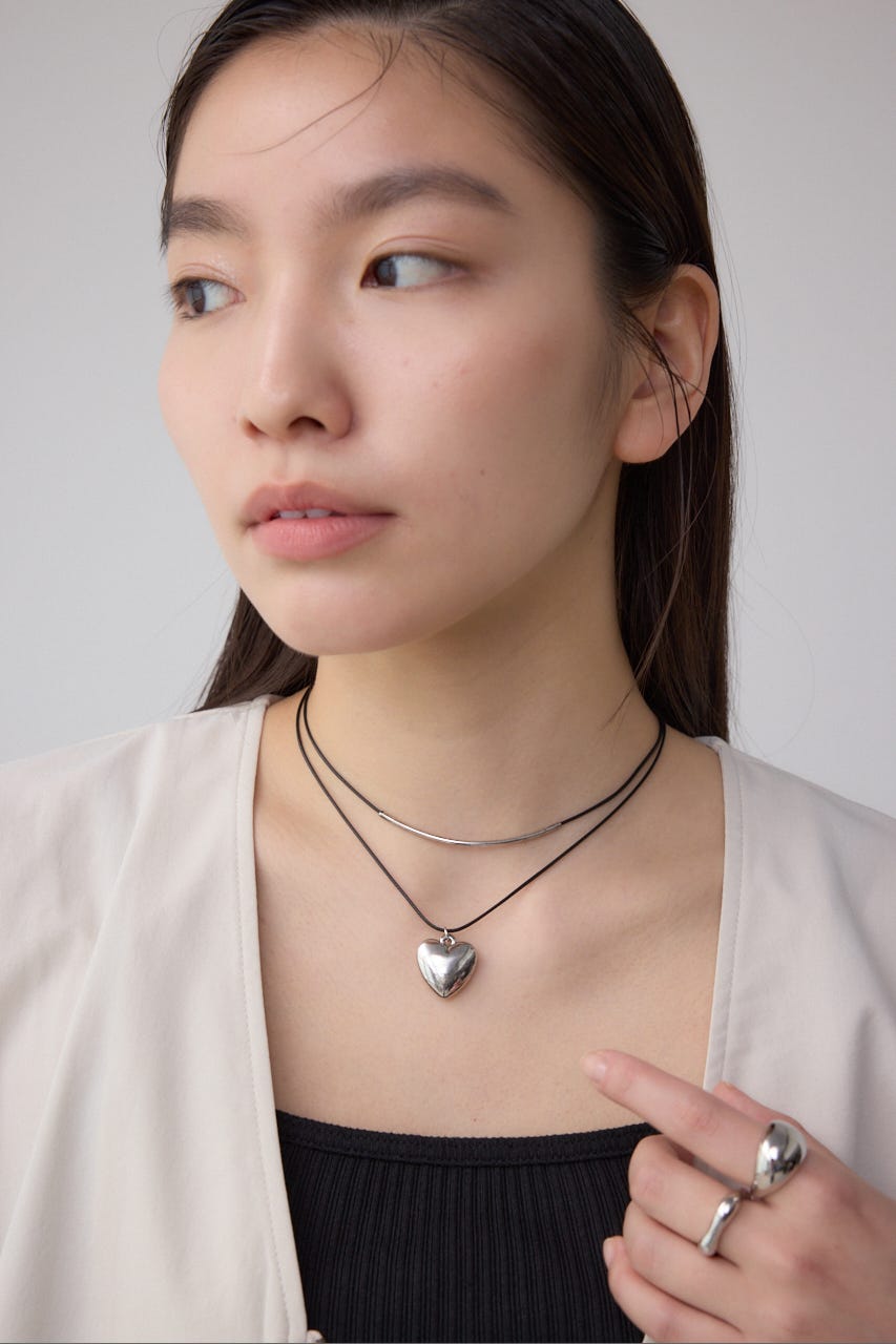 プランプハートウエスタンネックレス SLV FREE