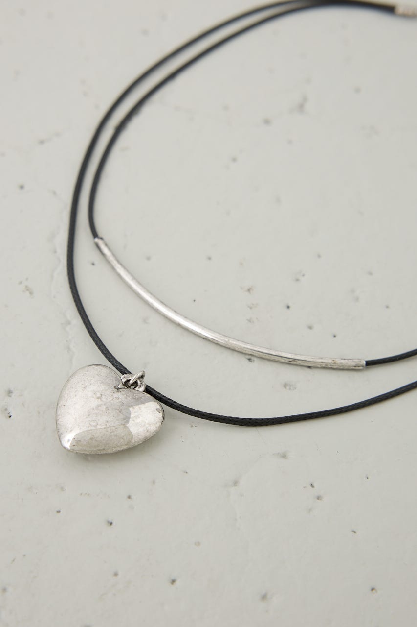 プランプハートウエスタンネックレス SLV FREE