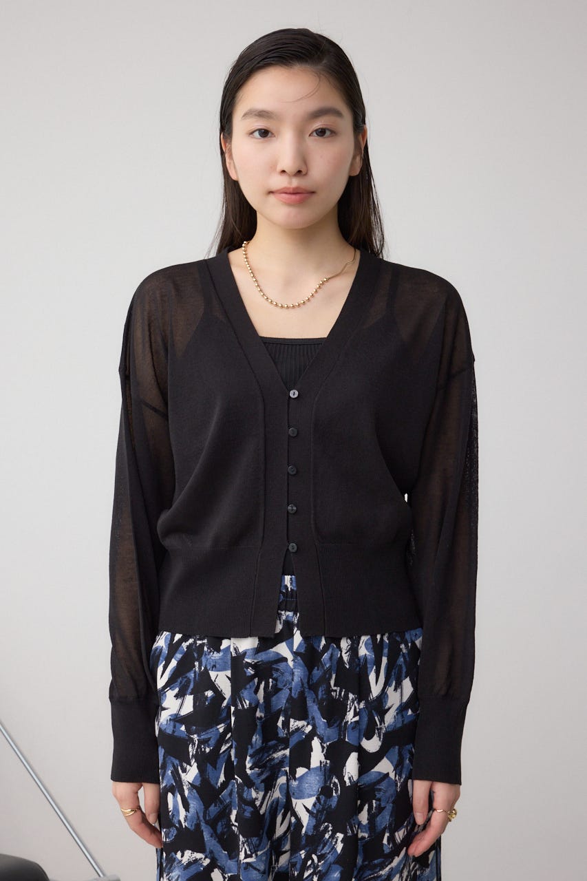 AZUL BY MOUSSY | シアードルマンニットカーディガン