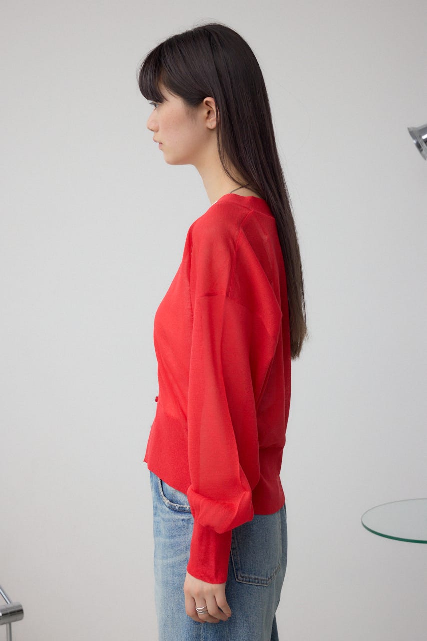 AZUL BY MOUSSY | シアードルマンニットカーディガン