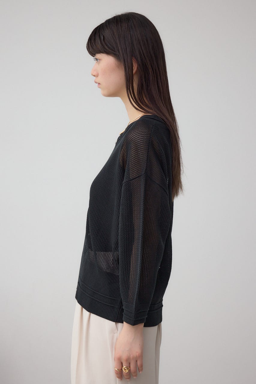 AZUL BY MOUSSY | Wジップメッシュニットカーディガン