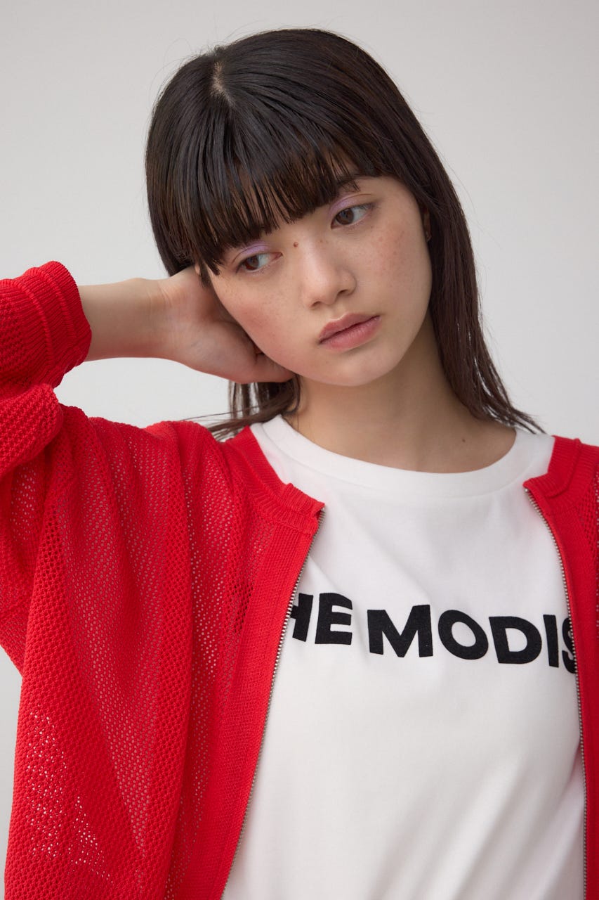 AZUL BY MOUSSY | Wジップメッシュニットカーディガン