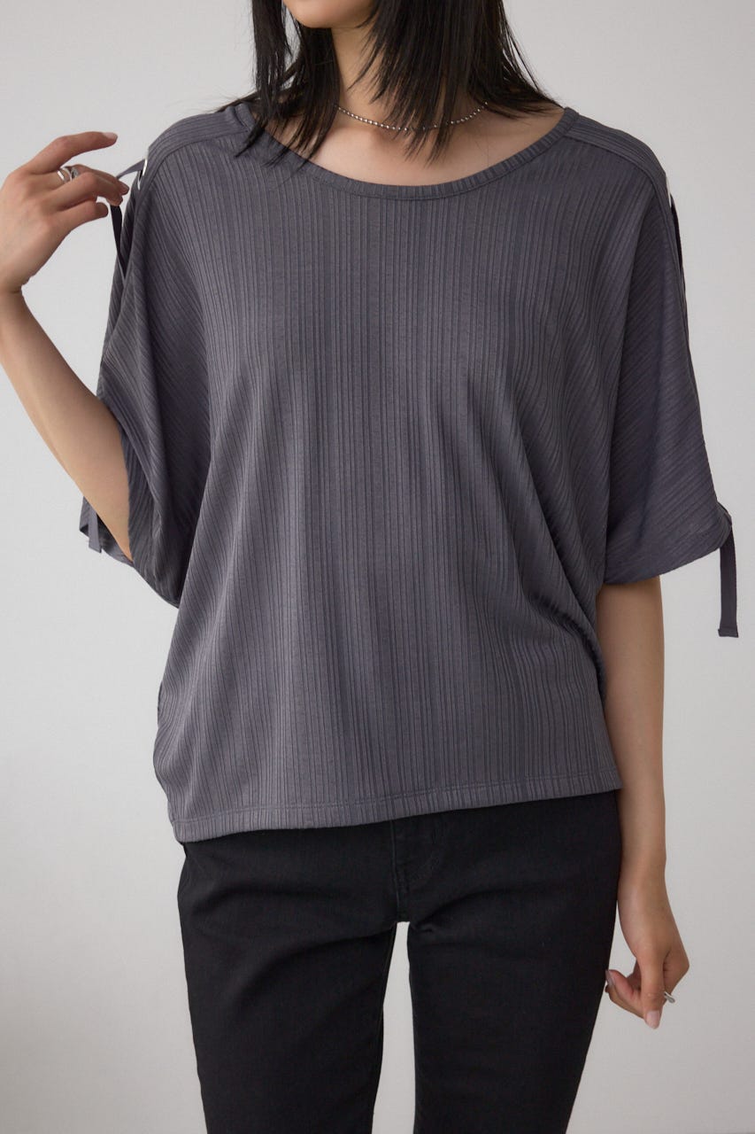 アイレットカットトップス C.GRY FREE