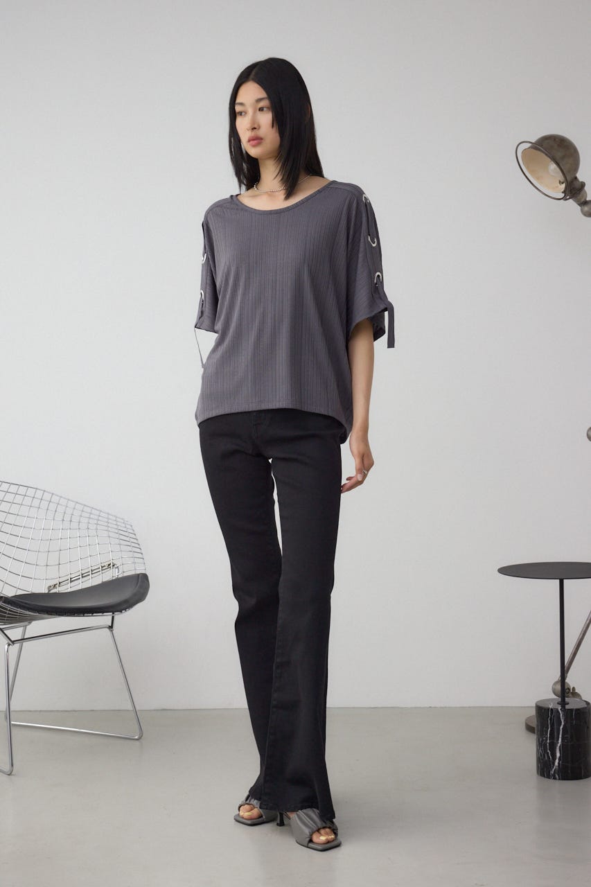 アイレットカットトップス C.GRY FREE