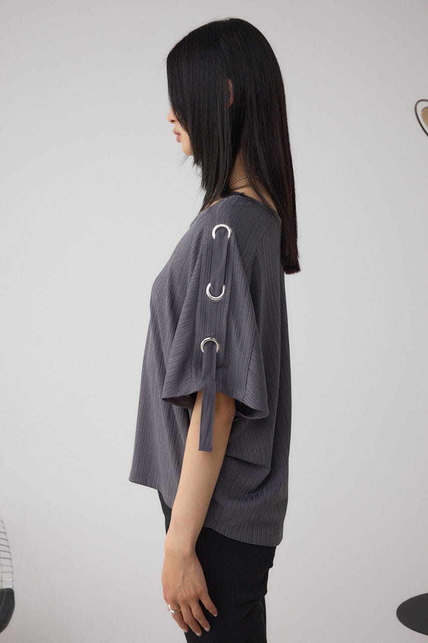 アイレットカットトップス C.GRY FREE