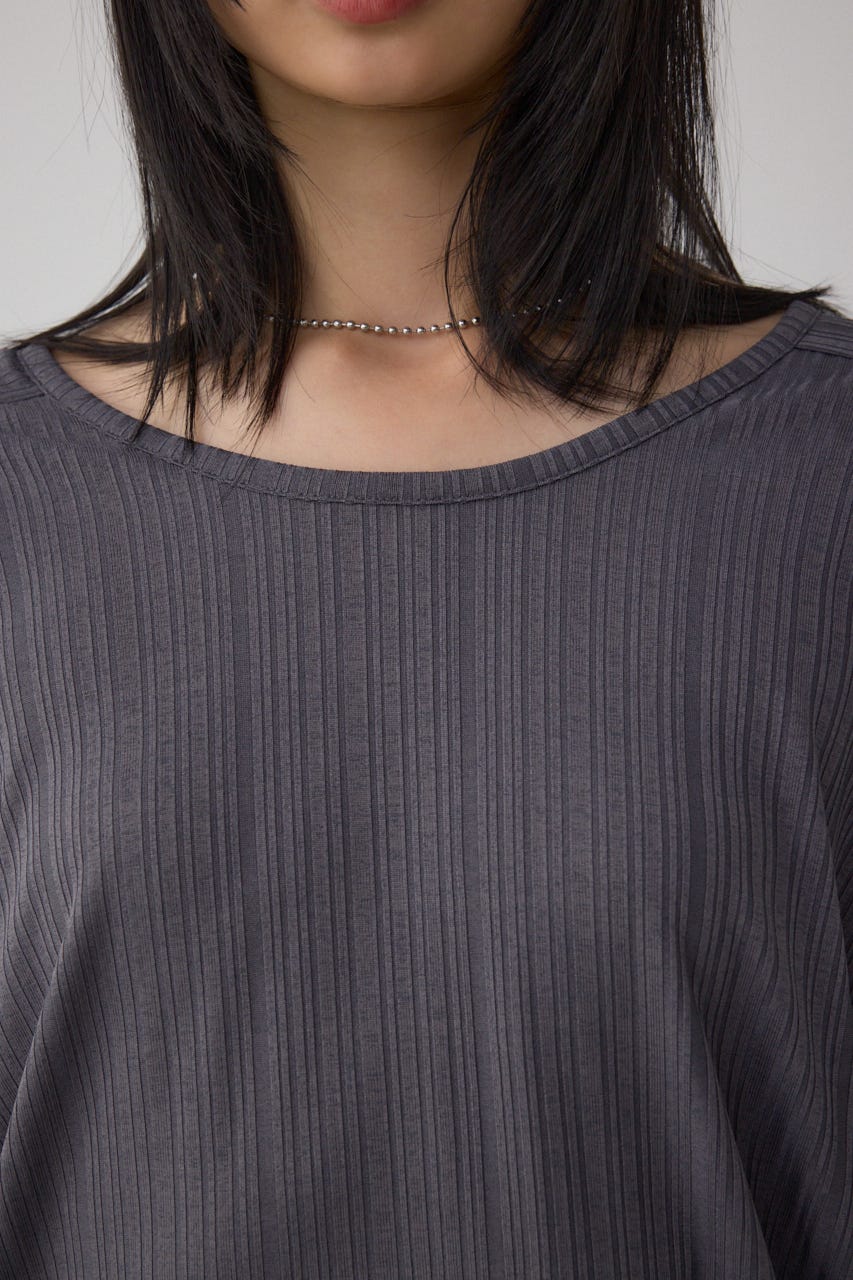 アイレットカットトップス C.GRY FREE