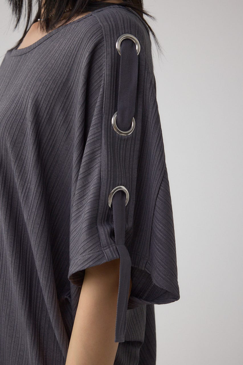 アイレットカットトップス C.GRY FREE