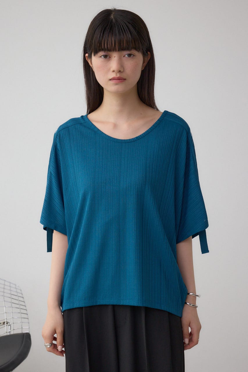アイレットカットトップス D/BLU FREE