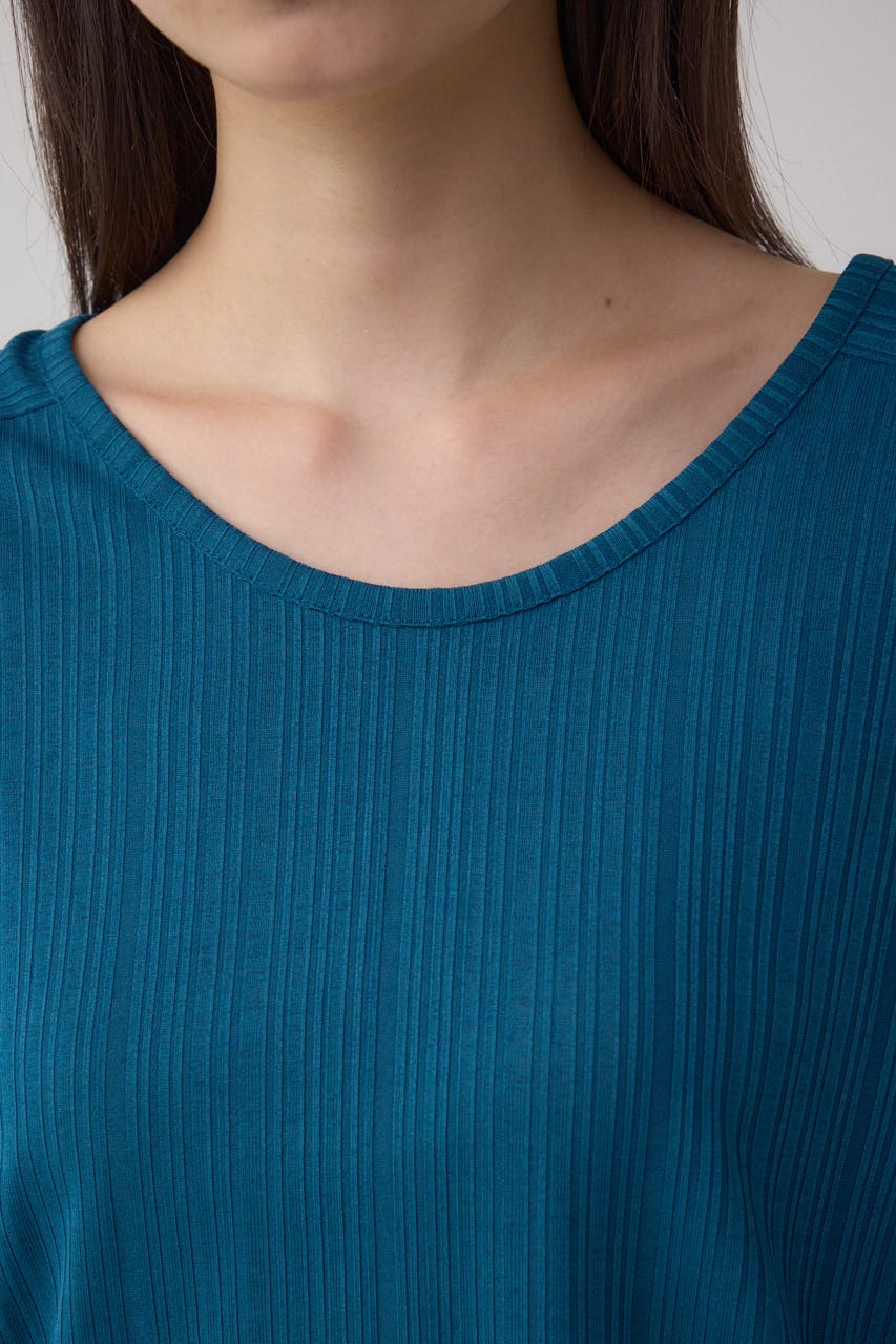 アイレットカットトップス D/BLU FREE