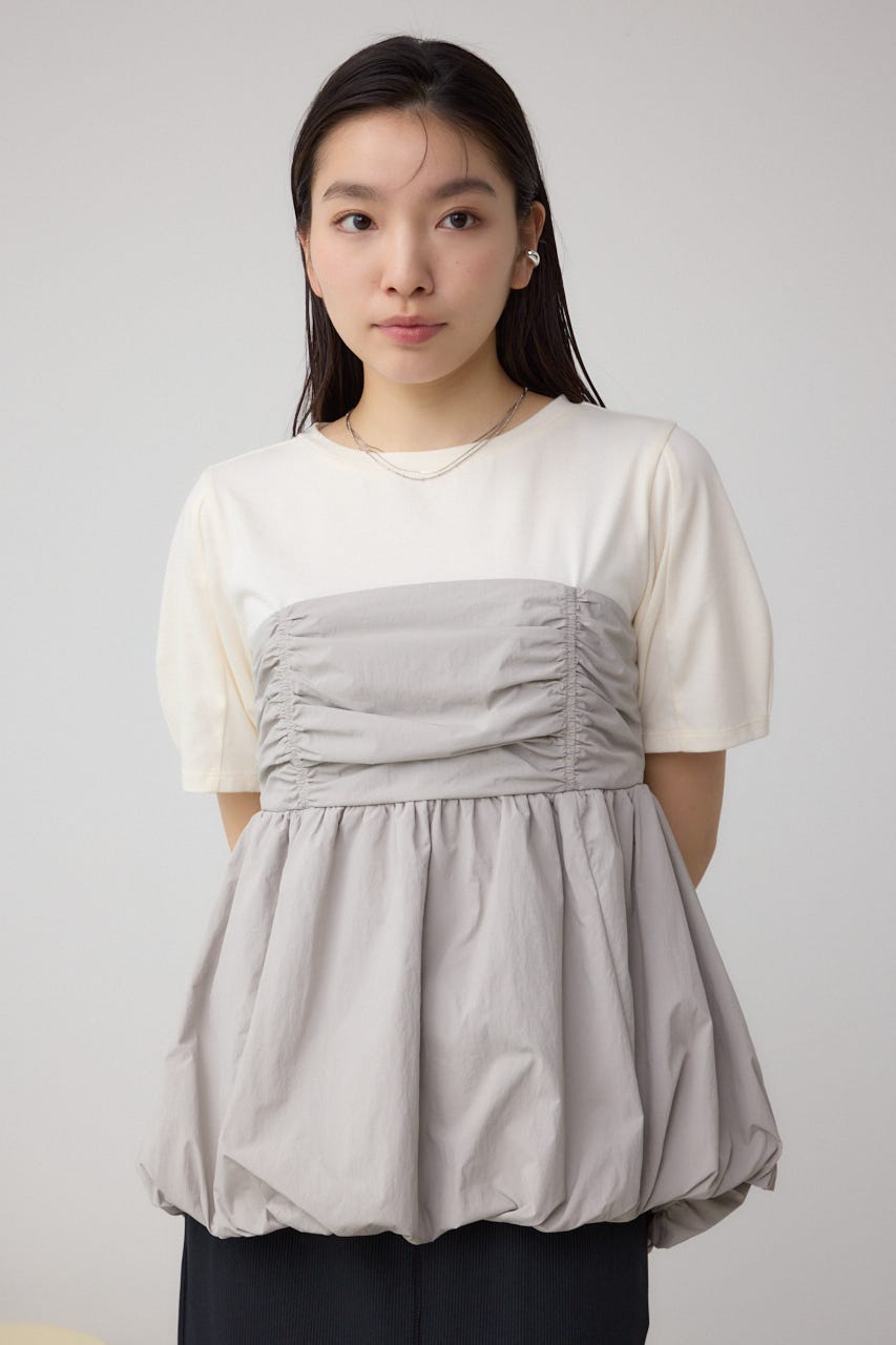 AZUL BY MOUSSY | ペプラムバルーントップス (Tシャツ・カットソー