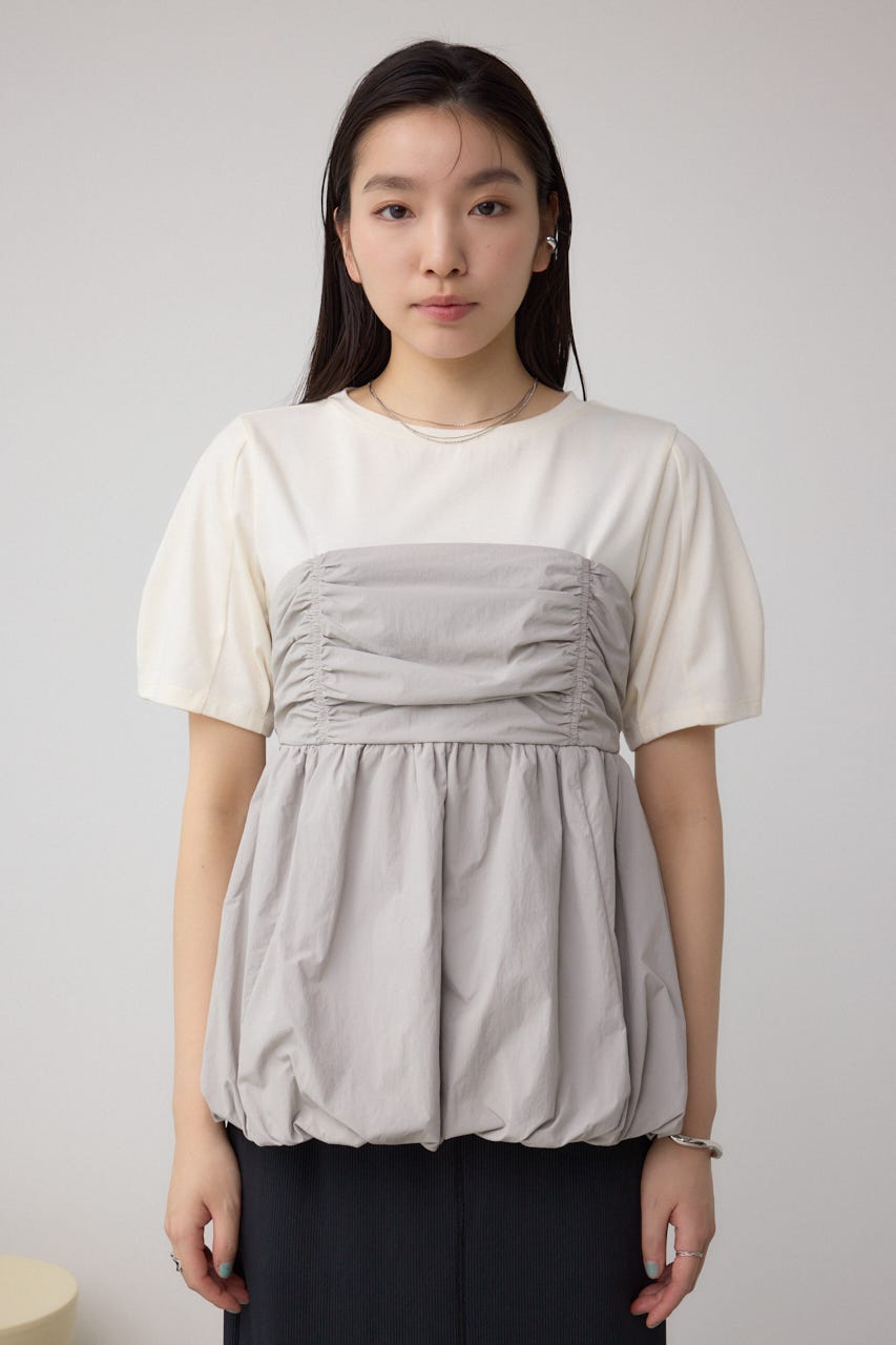 AZUL BY MOUSSY | ペプラムバルーントップス (Tシャツ・カットソー