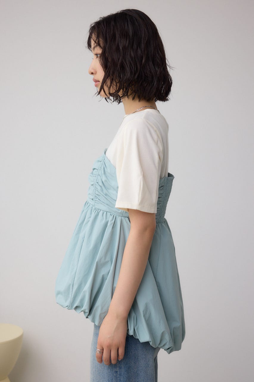 AZUL BY MOUSSY | ペプラムバルーントップス (Tシャツ・カットソー