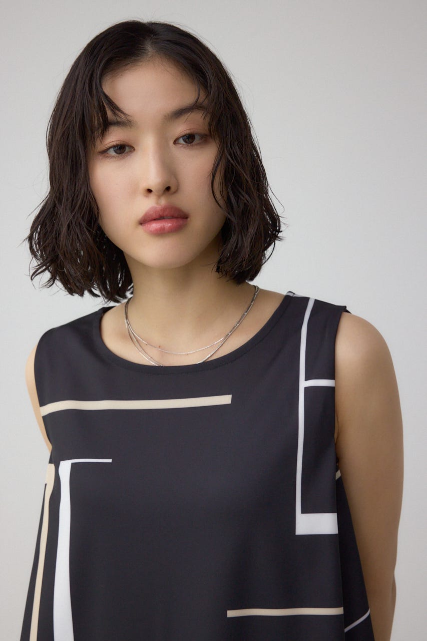 日本未入荷　スリーブポイントT(ブルー) AZUL BY MOUSSY | C/Tアイシーフィールスリーブレストップス