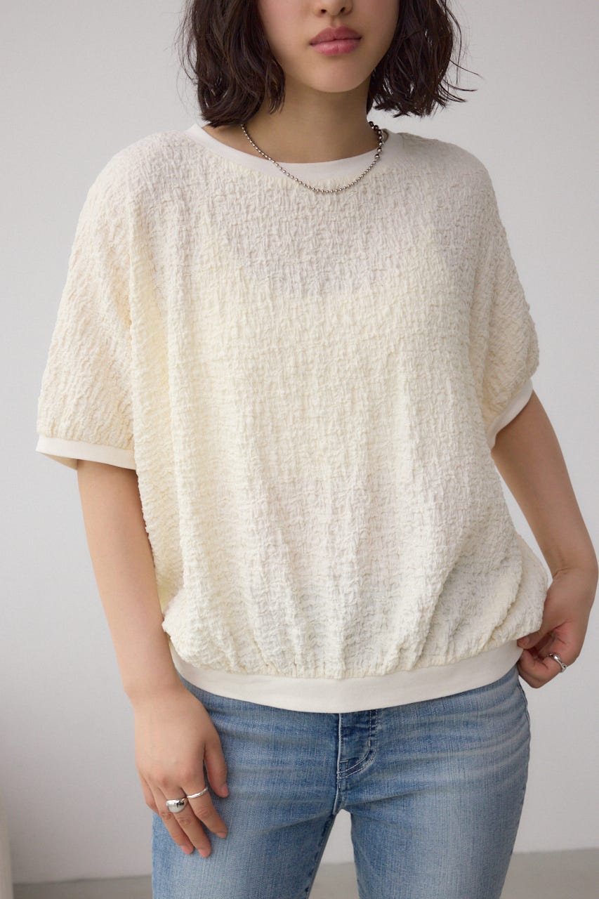 カットジャカードトップス IVOY FREE