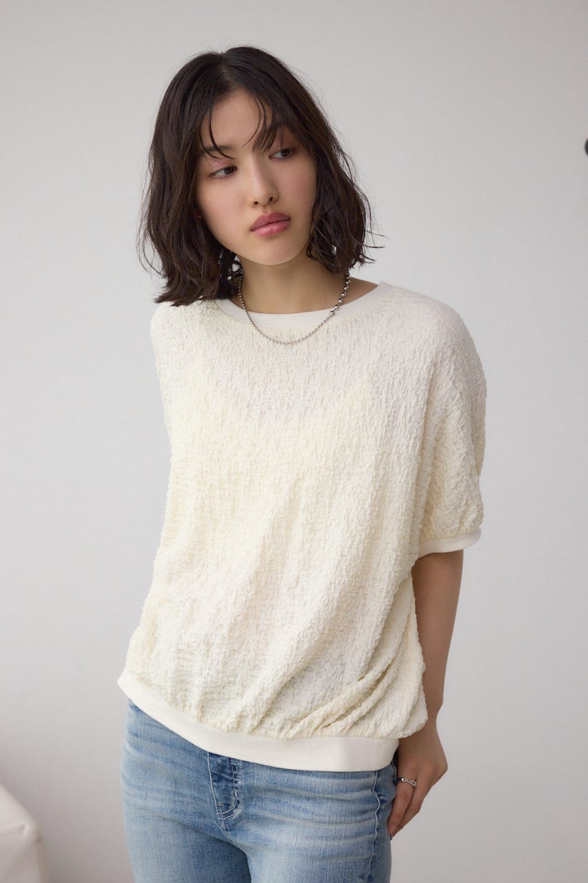 カットジャカードトップス IVOY FREE