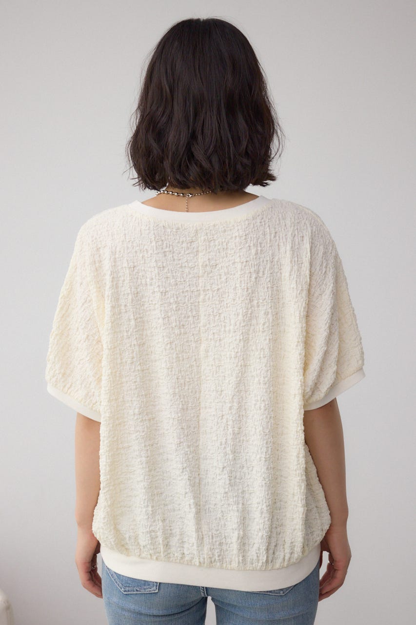 カットジャカードトップス IVOY FREE