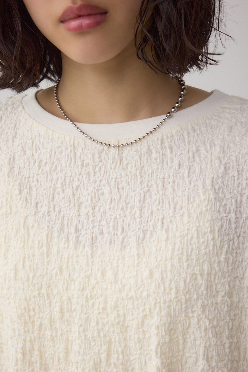 カットジャカードトップス IVOY FREE