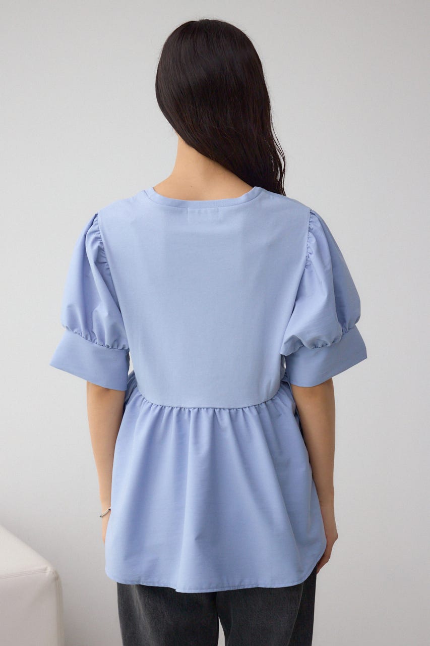 AZUL BY MOUSSY | 袖カフスペプラムトップス (チュニック