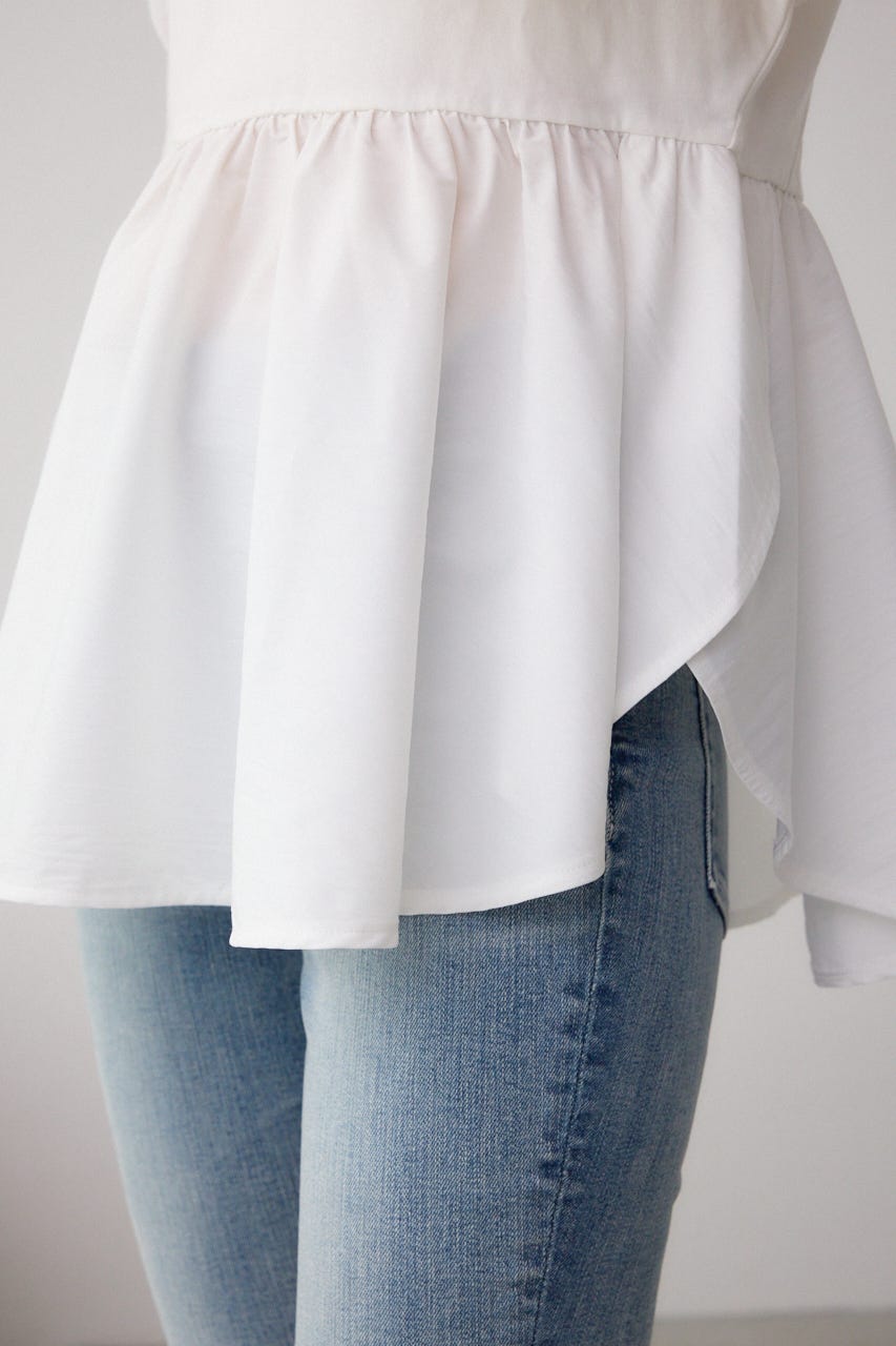 トップス andmary Sora bicolor camisole ice blue トップス andmary Sora bicolor camisole ice blue ANDMARY