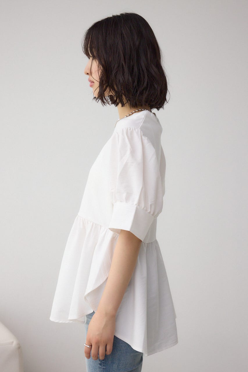 AZUL BY MOUSSY | 袖カフスペプラムトップス (チュニック