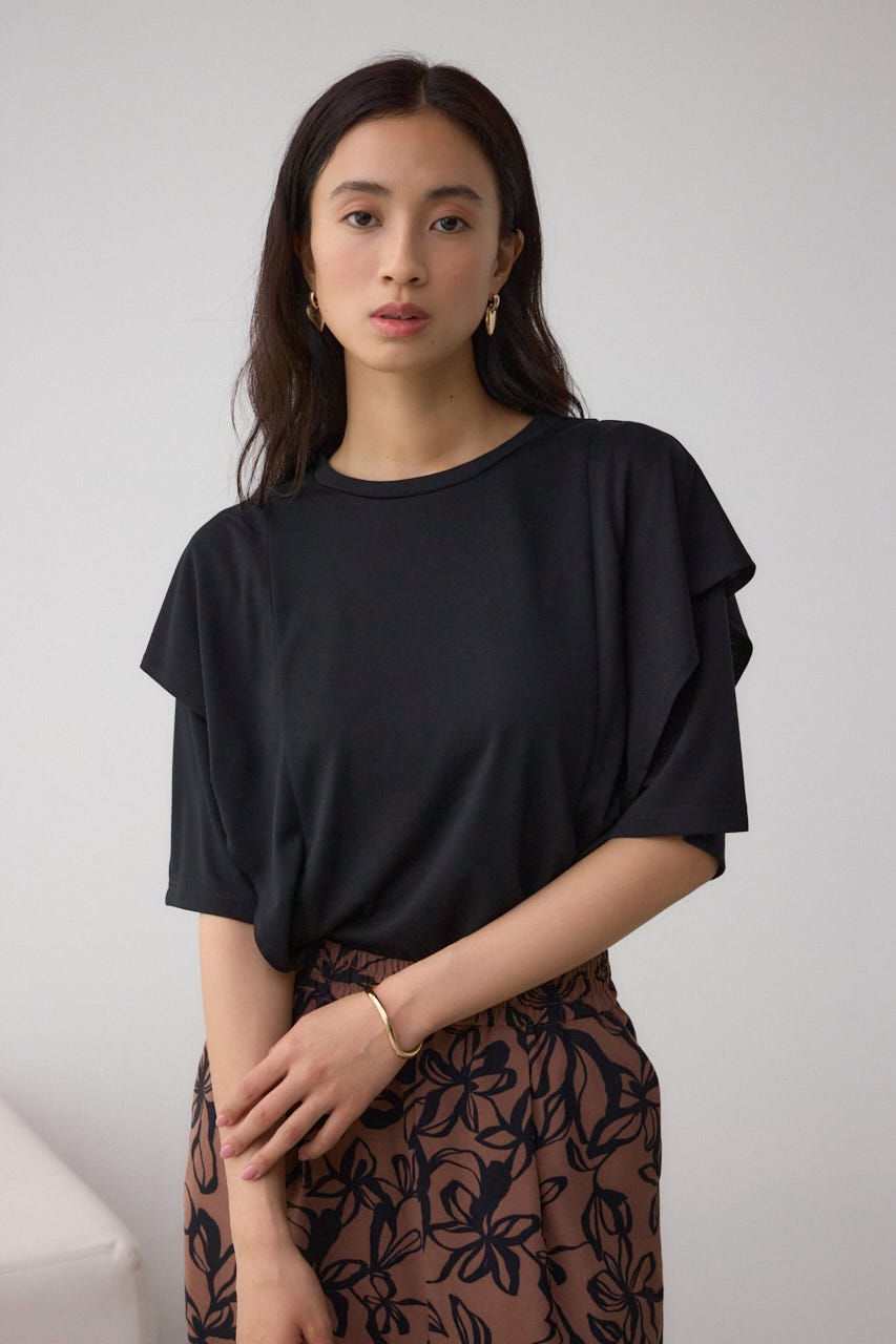 ♥もも様♥AZUL by moussy　ショルダーカット　トップス AZUL by moussy（アズールバイマウジー）の「VOLUME SHOULDER