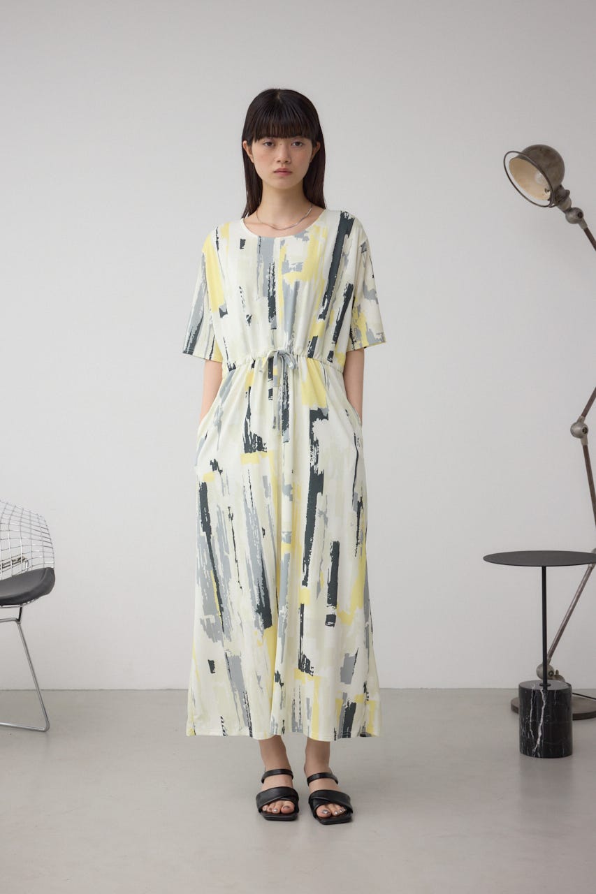 AZUL BY MOUSSY | C/Tシャーベットカットソーワンピース