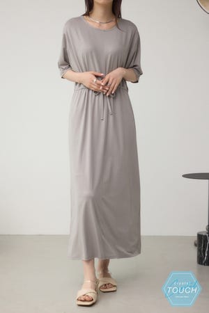 AZUL by moussy - ワンピ風ロンT シャギースリーブミニニットワンピース[品番：AZLW0021470