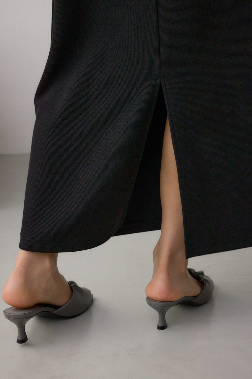 ビスチェレイヤードキャミワンピース BLK S