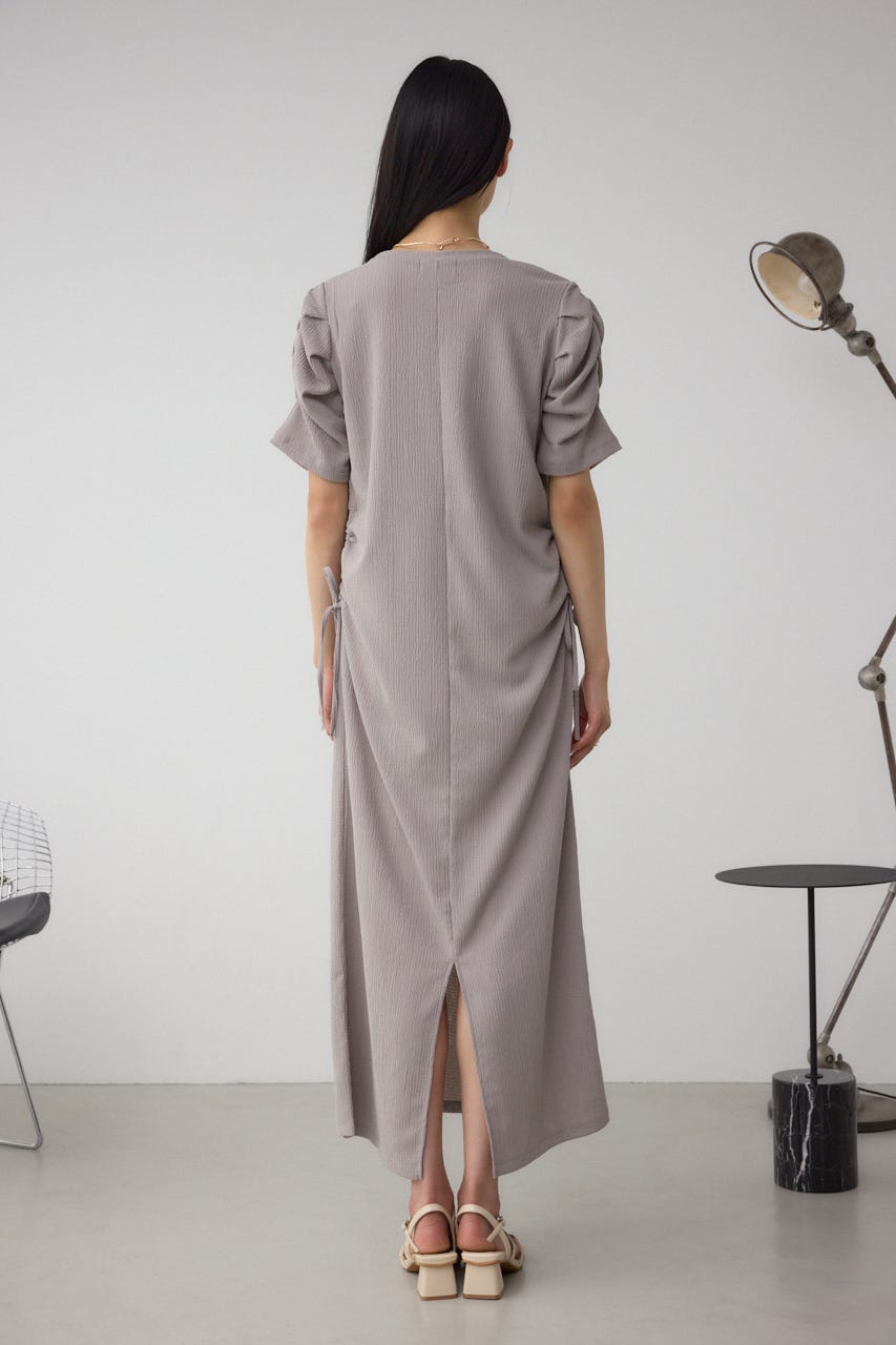 サイドシャーリングワンピース L/GRY FREE