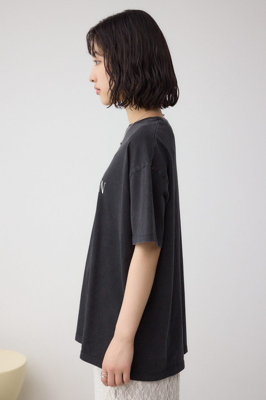 カコウプリントTシャツ C.GRY M