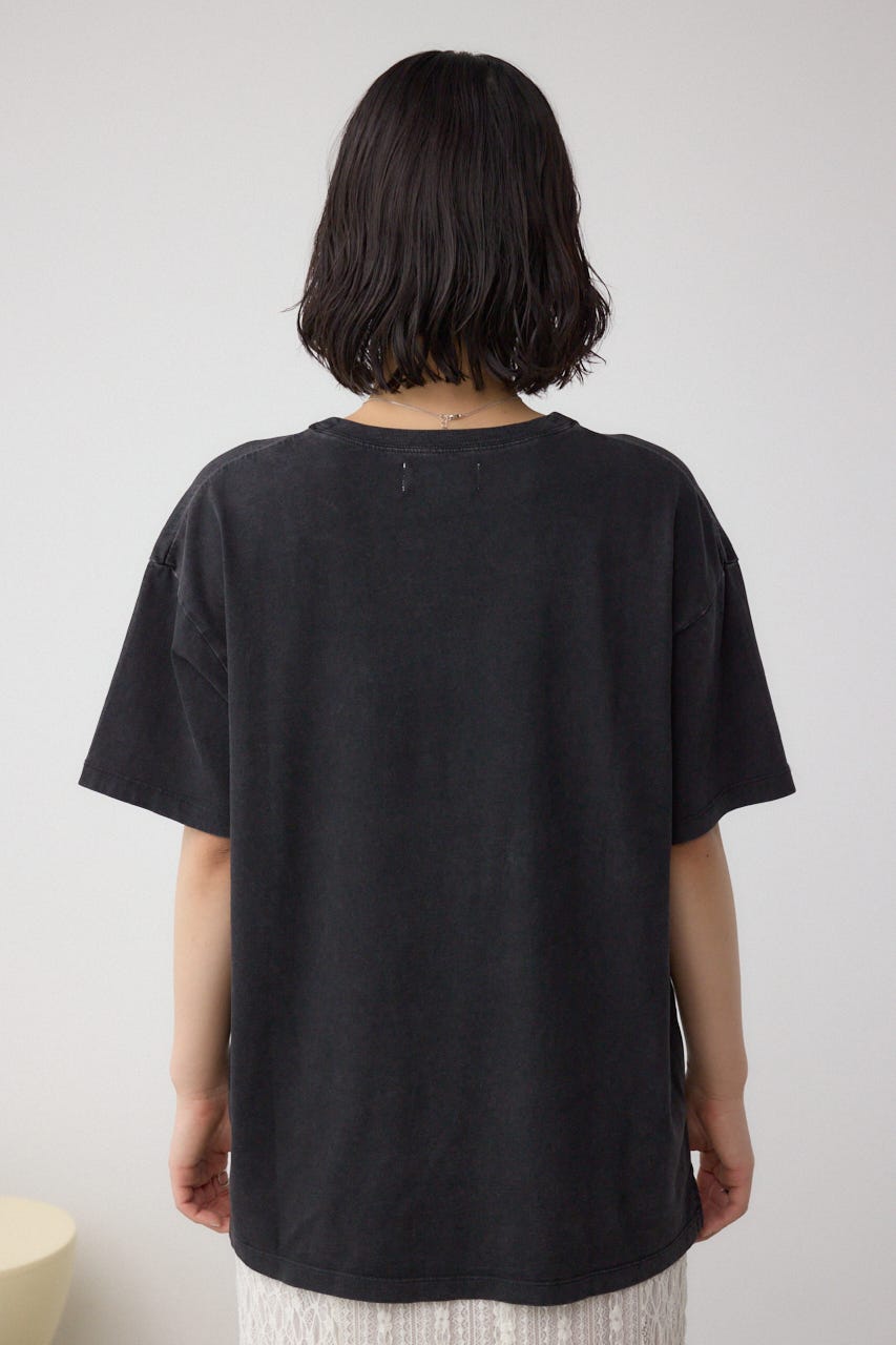 カコウプリントTシャツ C.GRY M